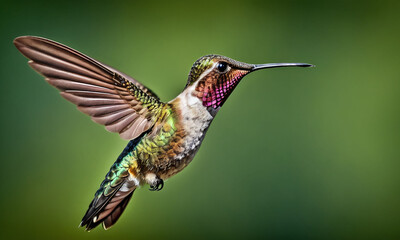 hummingbird in flight
