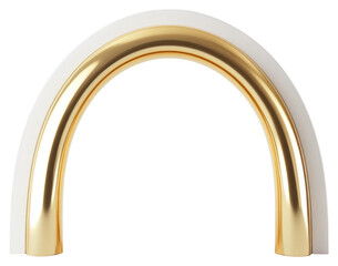 Obraz premium PNG Festive Arch modern gold arch.