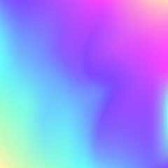 Pearlescent Gradient. Blue Soft Background. Neon Creative Template. Graphic Foil. Fantasy Paper. Abstract Background. Holographic Texture. Blur Image. Pink Pearlescent Gradient