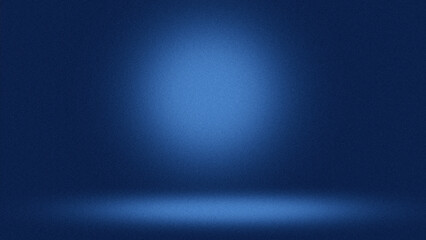 Abstract blue background with bright light in the center and dark at the edges