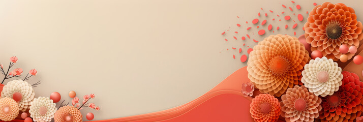 Obraz premium Traditional artistic background of China elements.