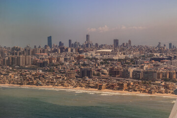 Obraz premium Aerial view of Beirut, capital of Lebanon
