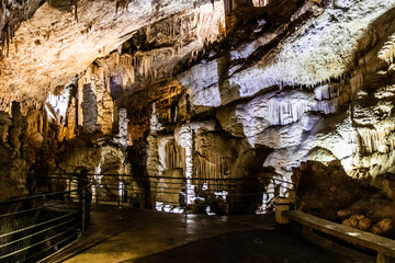Karst landscape of Jeita Upper Grotto in Lebanon