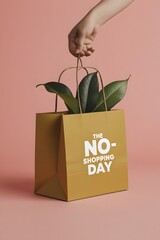 No-shopping day concept