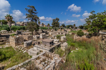 Al Bass archaeological site in Tyre, Lebanon