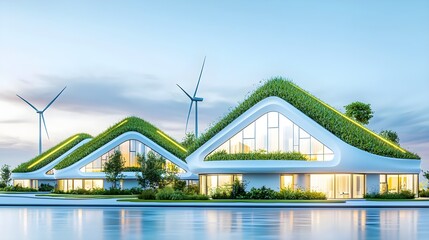 Modern Green Eco Houses
