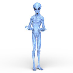 エイリアン　3DCGレンダリング