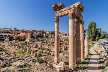 Temple of Venus ruins in Baalbek, Lebanon