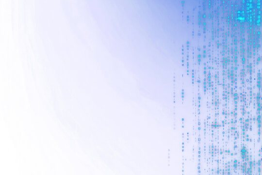 PNG Blue binary code background digital lights.