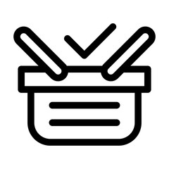 Shopping Basket icon template