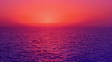 Obraz premium A grainy gradient in shades of fiery red and burnt orange gradually transforming into cool shades of dusty purple and indigo mimicking the majestic beauty of a sunset over the ocean.