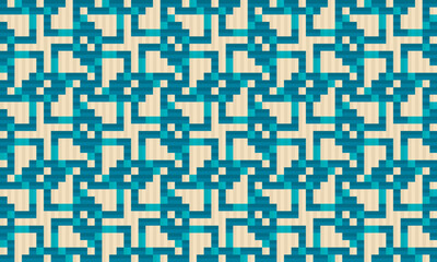 Seamless traditional woven pattern called Anyaman
