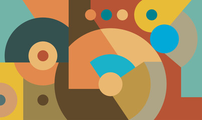 colorful abstract art for wall decoration
