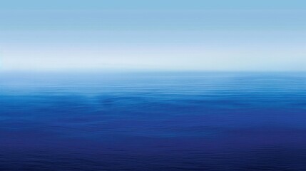 Obraz premium Serene Blue Horizon
