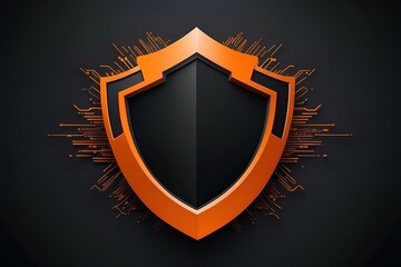 "Flowing Orange and White Spiral Design"