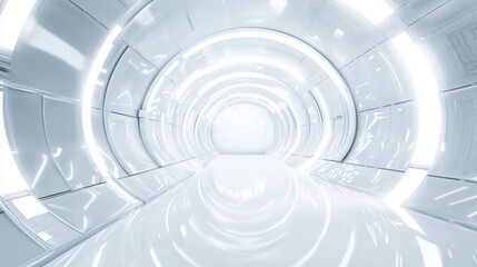 Modern White Futuristic Background Design