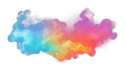 PNG Colorful smoke black background creativity.