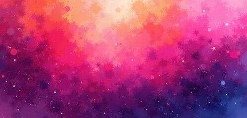 Obraz premium A vibrant abstract background featuring a blend of pink, purple, and orange hues, perfect for creative projects, advertising, or digital media.