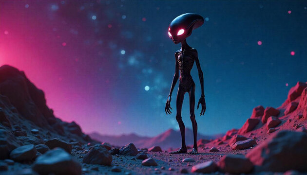 Alien in marte