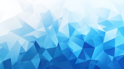 Obraz premium Abstract Blue and White Polygonal Background