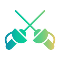 fencing Gradient icon