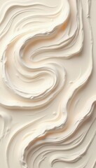 Obraz premium A close up of textured cream like swirls, perfect for food styling, beauty products, or creative backgrounds. This image adds a touch of elegance and softness.