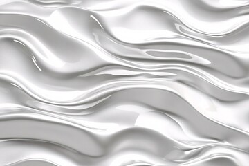 Abstract White Liquid Wave Background
