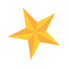 Obraz premium Colored christmas star shape icon Vector