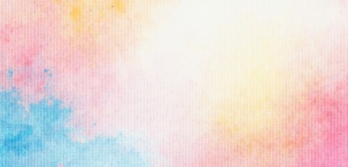 Soft watercolor background featuring pastel hues that evoke calmness and creativity, ideal for designs in art, wellness, and marketing.