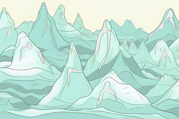 winter mountain landscape