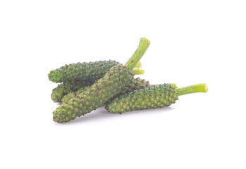 Long pepper isolated on white background