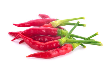 fresh chili isolated on white background