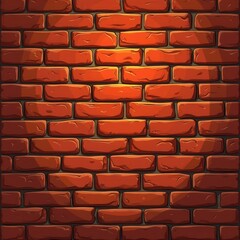 Obraz premium A textured red brick wall, perfect for backgrounds in design, architecture, or home decor projects, adding warmth and character to any visual.