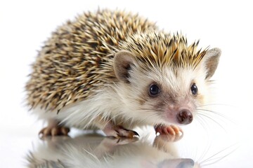 Naklejka premium Desert hedgehog isolated on white background