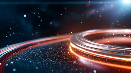 Obraz premium Vibrant red neon Black Friday text glowing brightly against a dark background creating a sleek and eye catching visual for a holiday sale or promotional banner