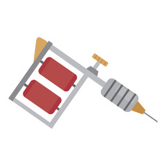 Tattoo gun icon clipart avatar logotype isolated illustration