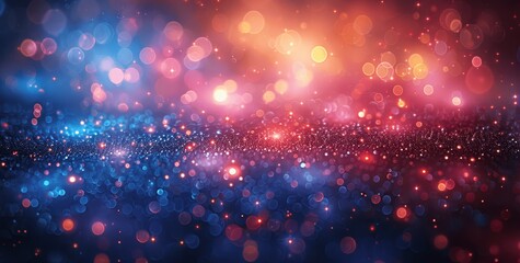 Vintage Grunge Retro Bokeh Background with Colorful Lights and Grainy Texture – Abstract Blurred City Lights, Rainbow Light Leaks, Nostalgic Multicolored Photography Effect