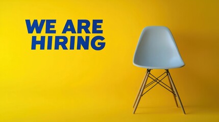 We Are Hiring -  A Chair Awaits