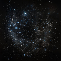 Obraz premium Black Star Photography: Exploring the Mysteries of Collapsed Stars