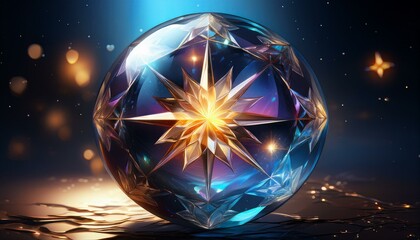 ガラスの中の星