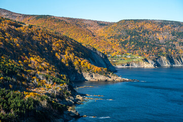 Beautiful Cape Breton Island and National Park in Nova Scotia, Canada