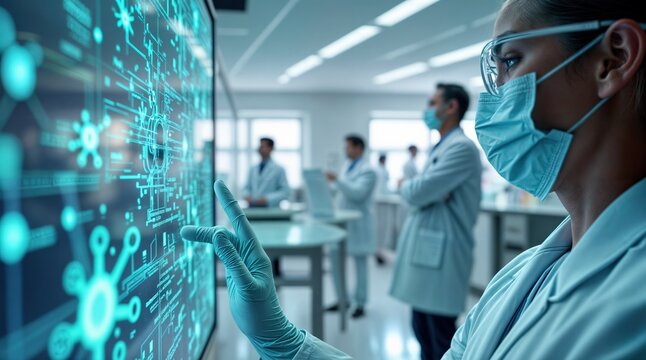 Forschung an neuen Wirkstoffen und Medikamenten im hygienischen Pharma-Labor &ndash; Innovation f&uuml;r Gesundheit in einer Pandemie
