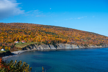 Beautiful Cape Breton Island and National Park in Nova Scotia, Canada