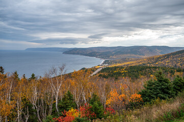 Beautiful Cape Breton Island and National Park in Nova Scotia, Canada