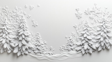 Christmas background, white christmas, christmas card, クリスマス壁紙, 白いクリスマス, Generated AI