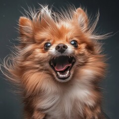 a funny photo of a dog going crazy for a sale