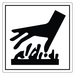 Caution Sign for Hazardous Substance Handling