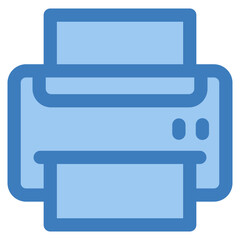 Print Icon Element For Design