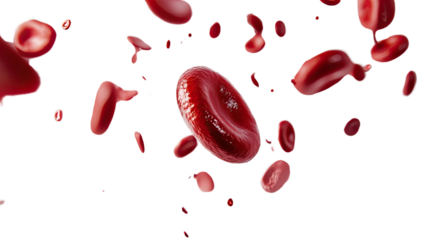 A seamless pattern of red drops and splatters resembling blood, symbolizing love and romance, perfect for Valentine's Day or wedding designs