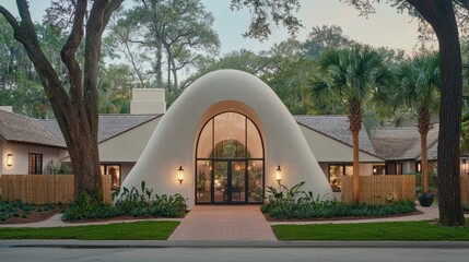 Unique Modern Architecture with Curved Structure